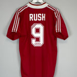 Shop 1995/96 LIVERPOOL RUSH #9 HOME SHIRT (L) ADIDAS, classic football shirts, vintage football shirts & retro soccer jerseys at Cult Kits
