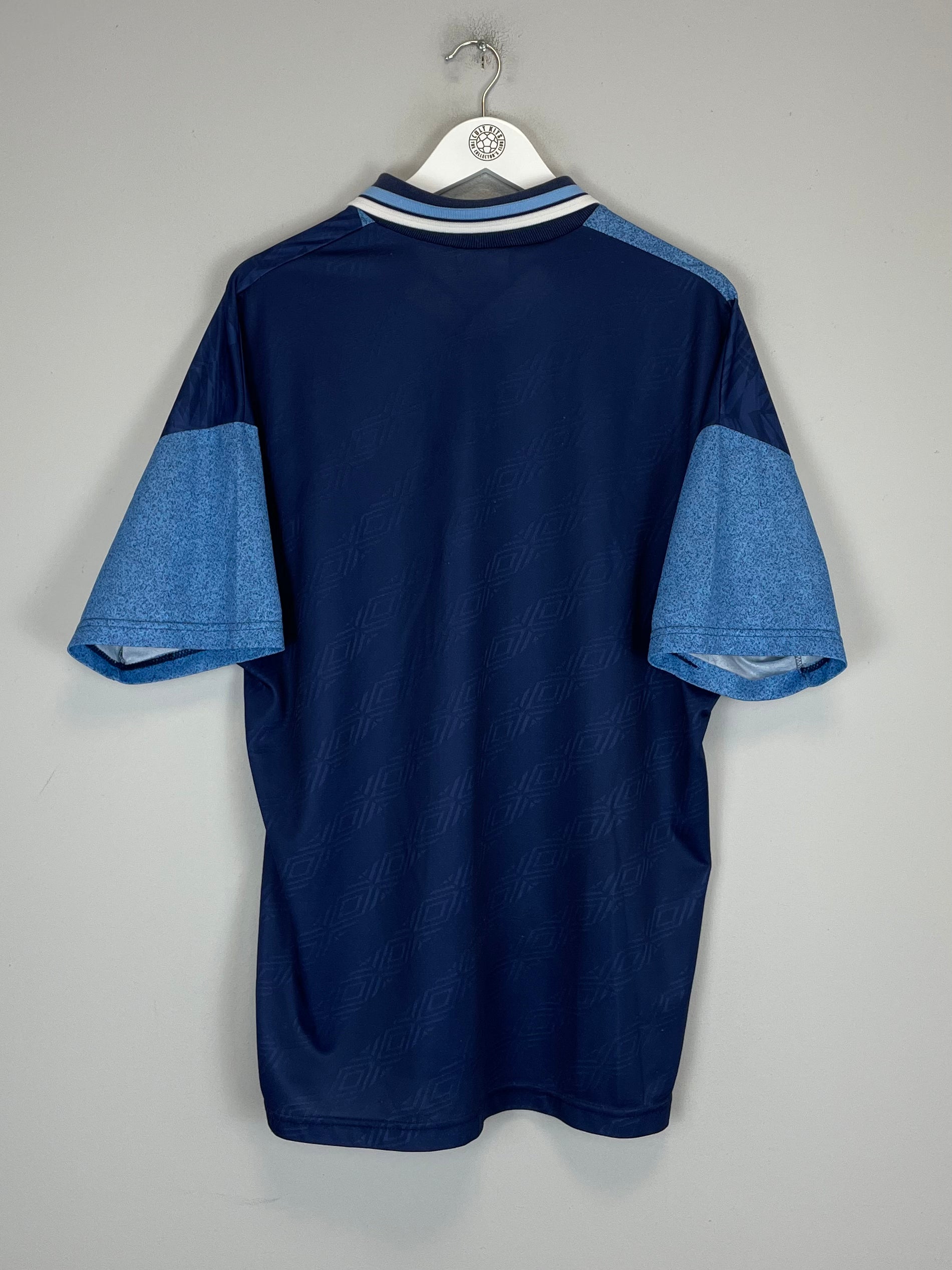 Shop 1994/96 LAZIO AWAY SHIRT (XL) UMBRO, classic football shirts, vintage football shirts & retro soccer jerseys at Cult Kits