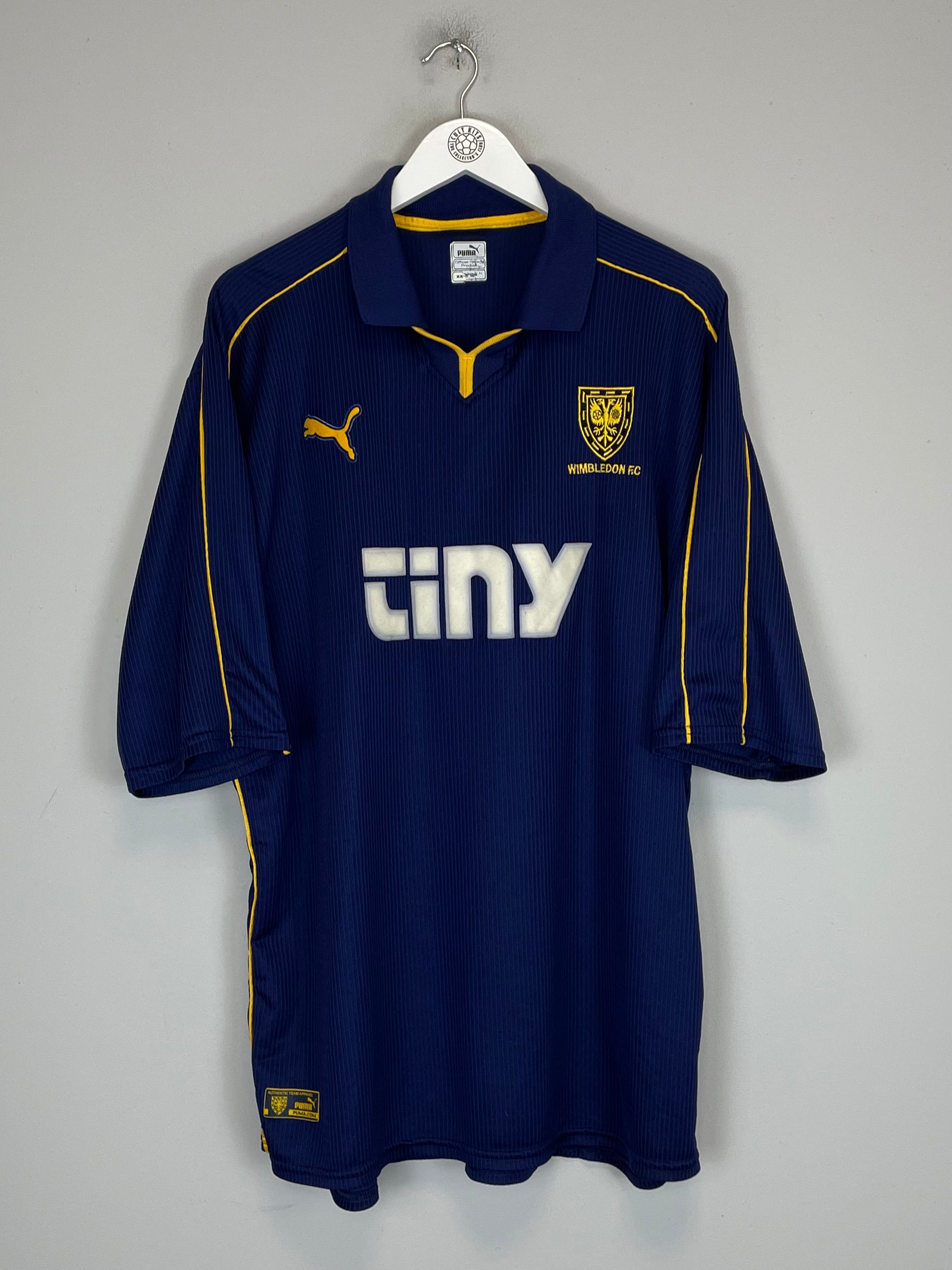 Shop 2000/01 WIMBLEDON HOME SHIRT (XXL) PUMA, classic football shirts, vintage football shirts & retro soccer jerseys at Cult Kits
