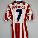 Shop 1996/97 ATLETICO JUNIOR #7 HOME SHIRT (M) REEBOK, classic football shirts, vintage football shirts & retro soccer jerseys at Cult Kits