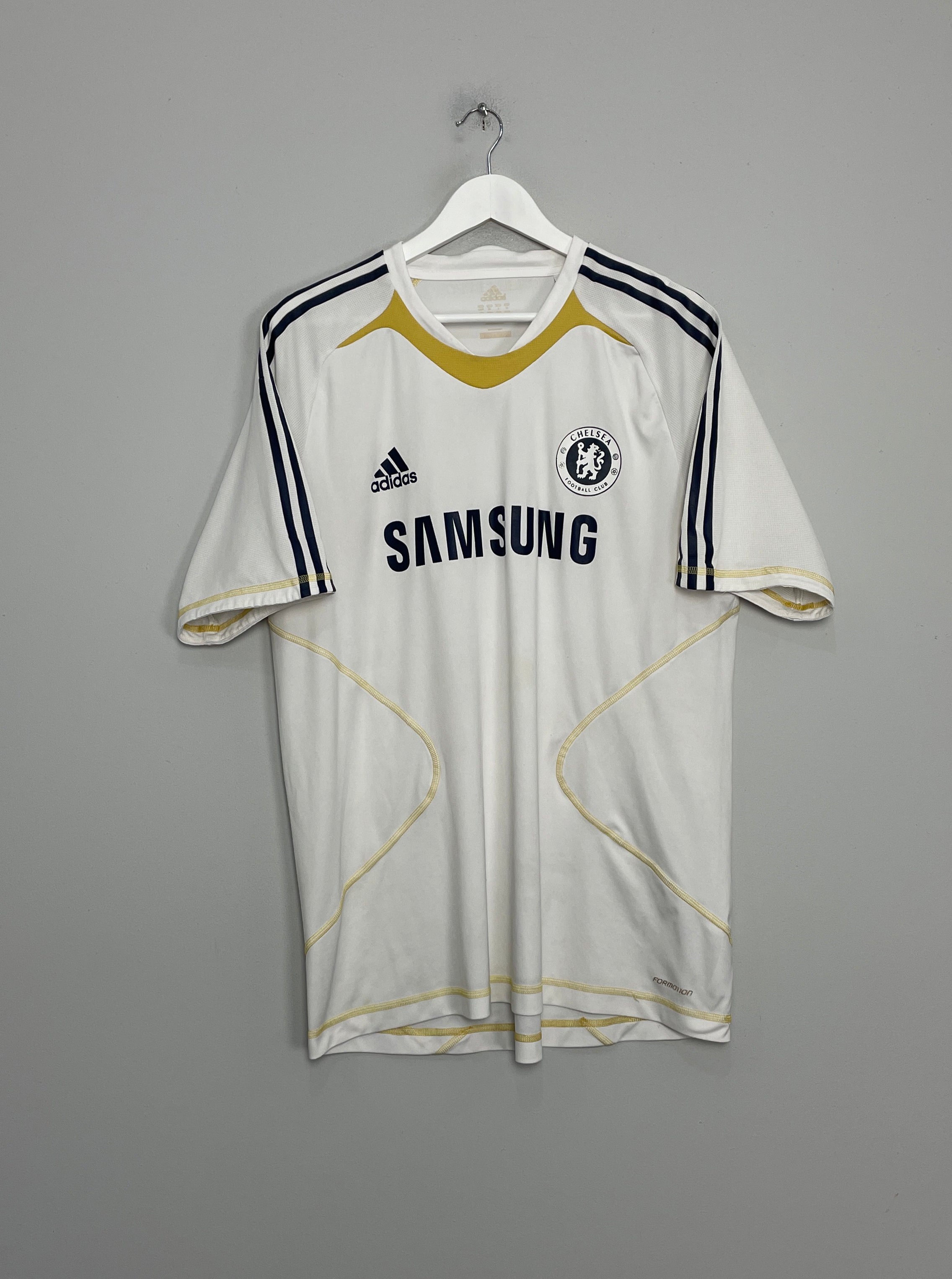 Shop 2010/11 CHELSEA TRAINING SHIRT (XL) ADIDAS, classic football shirts, vintage football shirts & retro soccer jerseys at Cult Kits