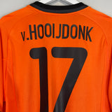 2000/02 NETHERLANDS V.HOOIJDONK #17 HOME SHIRT (M) NIKE
