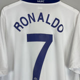 2008/09 MANCHESTER UNITED RONALDO #7 AWAY SHIRT (XXL) NIKE