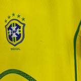 2004/06 BRAZIL RONALDO #9 HOME SHIRT (S) NIKE
