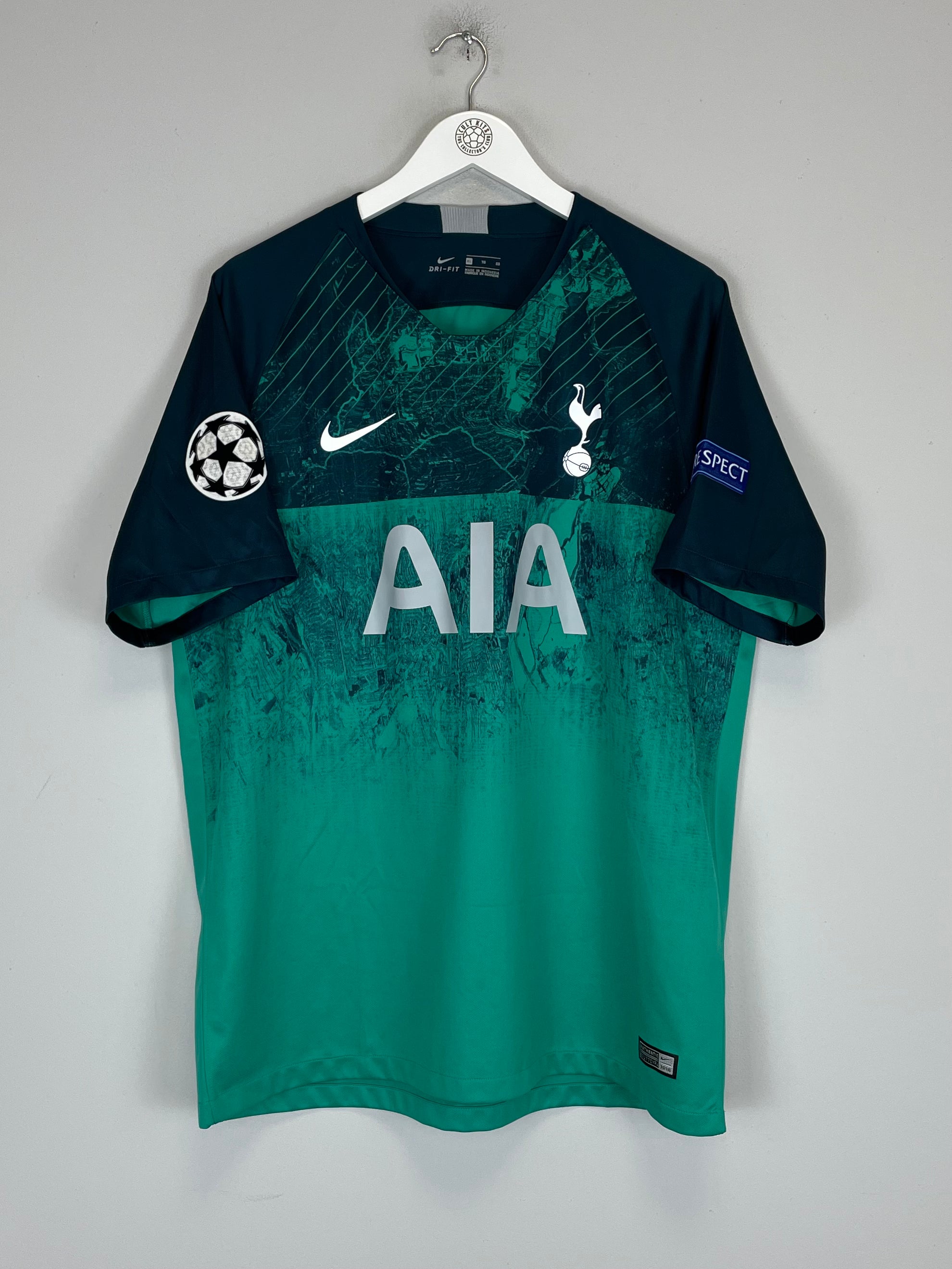 Shop 2018/19 TOTTENHAM SON #7 C/L THIRD SHIRT (XL) NIKE, classic football shirts, vintage football shirts & retro soccer jerseys at Cult Kits
