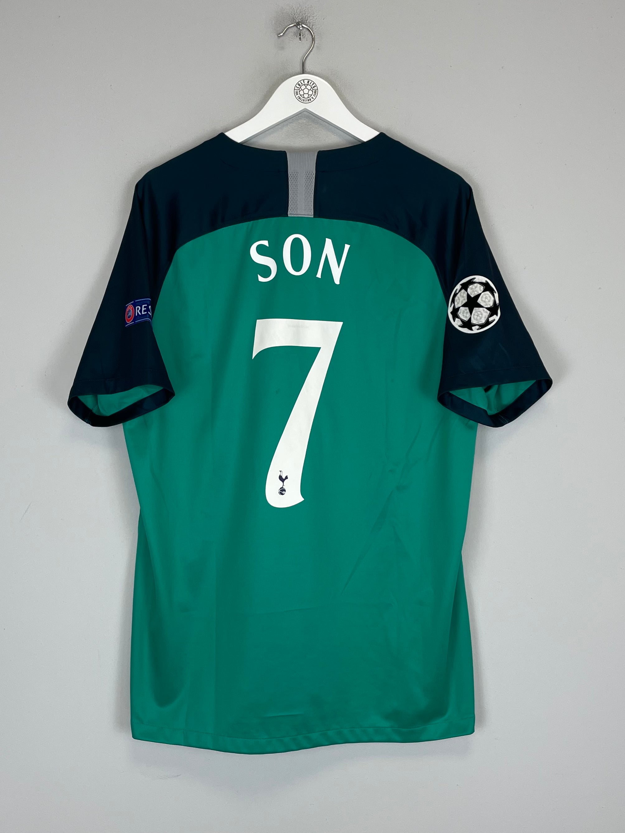 Shop 2018/19 TOTTENHAM SON #7 C/L THIRD SHIRT (XL) NIKE, classic football shirts, vintage football shirts & retro soccer jerseys at Cult Kits