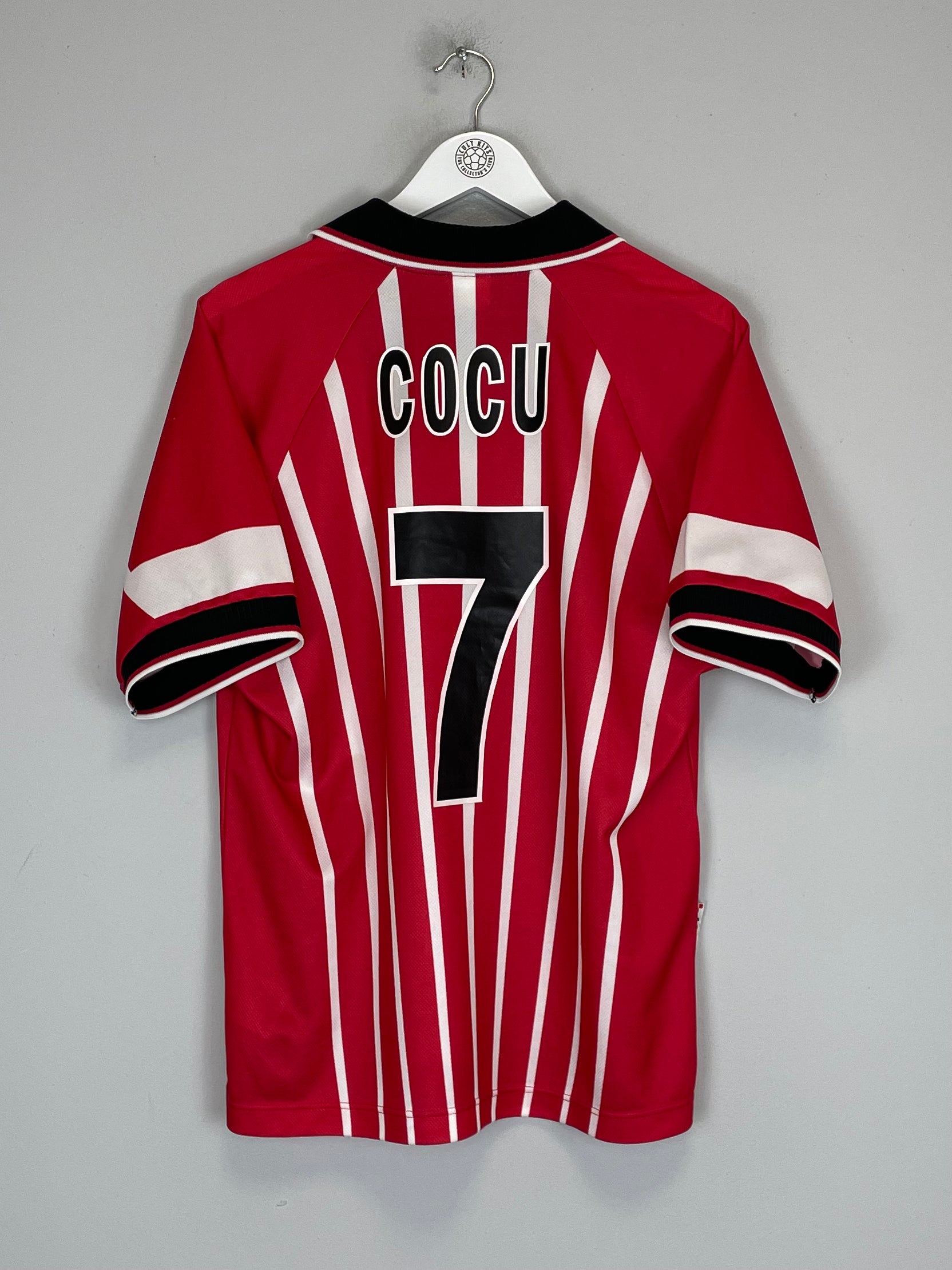 Shop 1997/98 PSV COCU #7 HOME SHIRT (M) NIKE, classic football shirts, vintage football shirts & retro soccer jerseys at Cult Kits