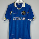Shop 1997/99 CHELSEA HOME SHIRT (M) UMBRO, classic football shirts, vintage football shirts & retro soccer jerseys at Cult Kits