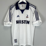 Shop 1999/01 TOTTENHAM HOME SHIRT (L) ADIDAS, classic football shirts, vintage football shirts & retro soccer jerseys at Cult Kits