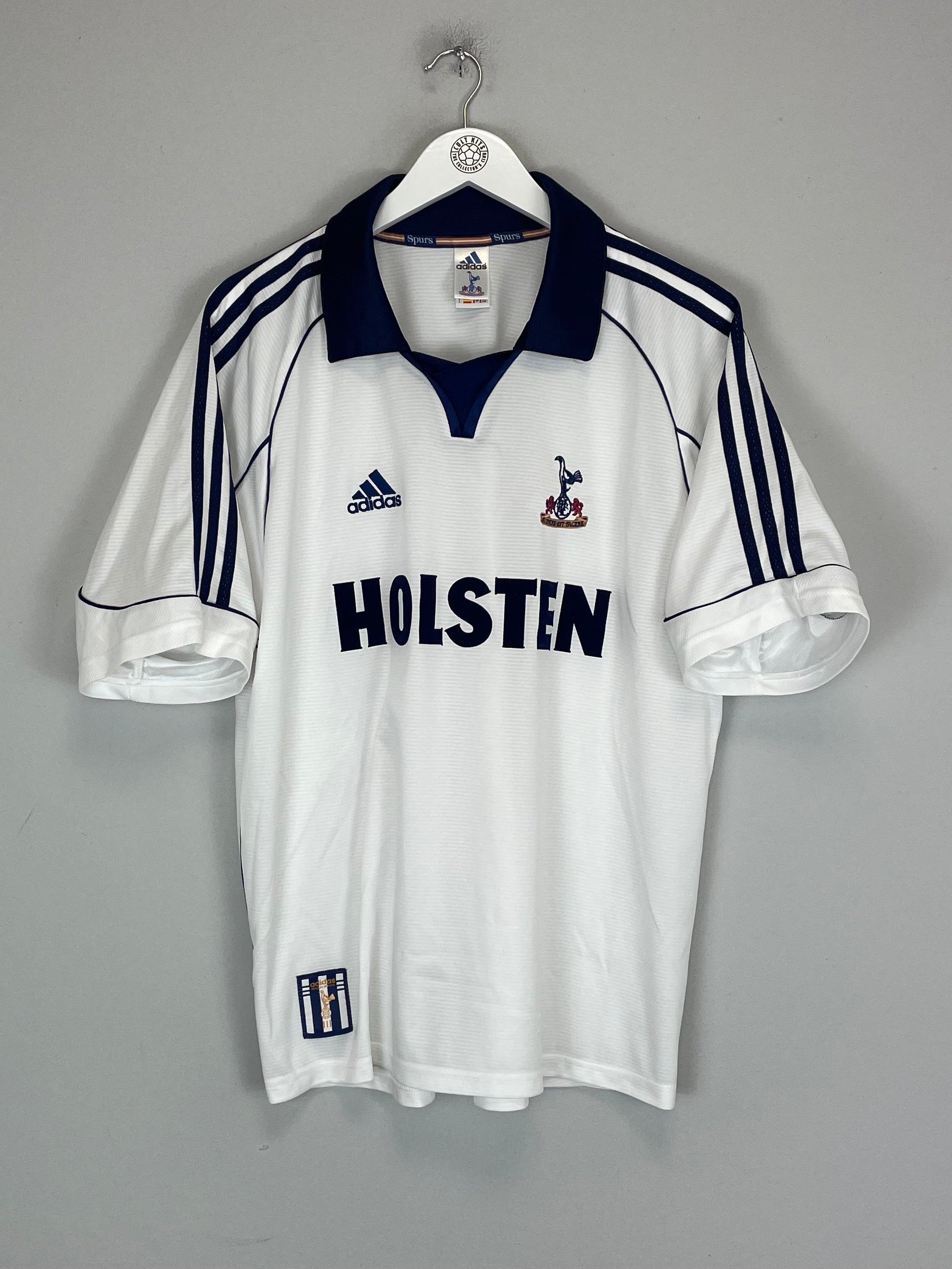 Shop 1999/01 TOTTENHAM HOME SHIRT (L) ADIDAS, classic football shirts, vintage football shirts & retro soccer jerseys at Cult Kits