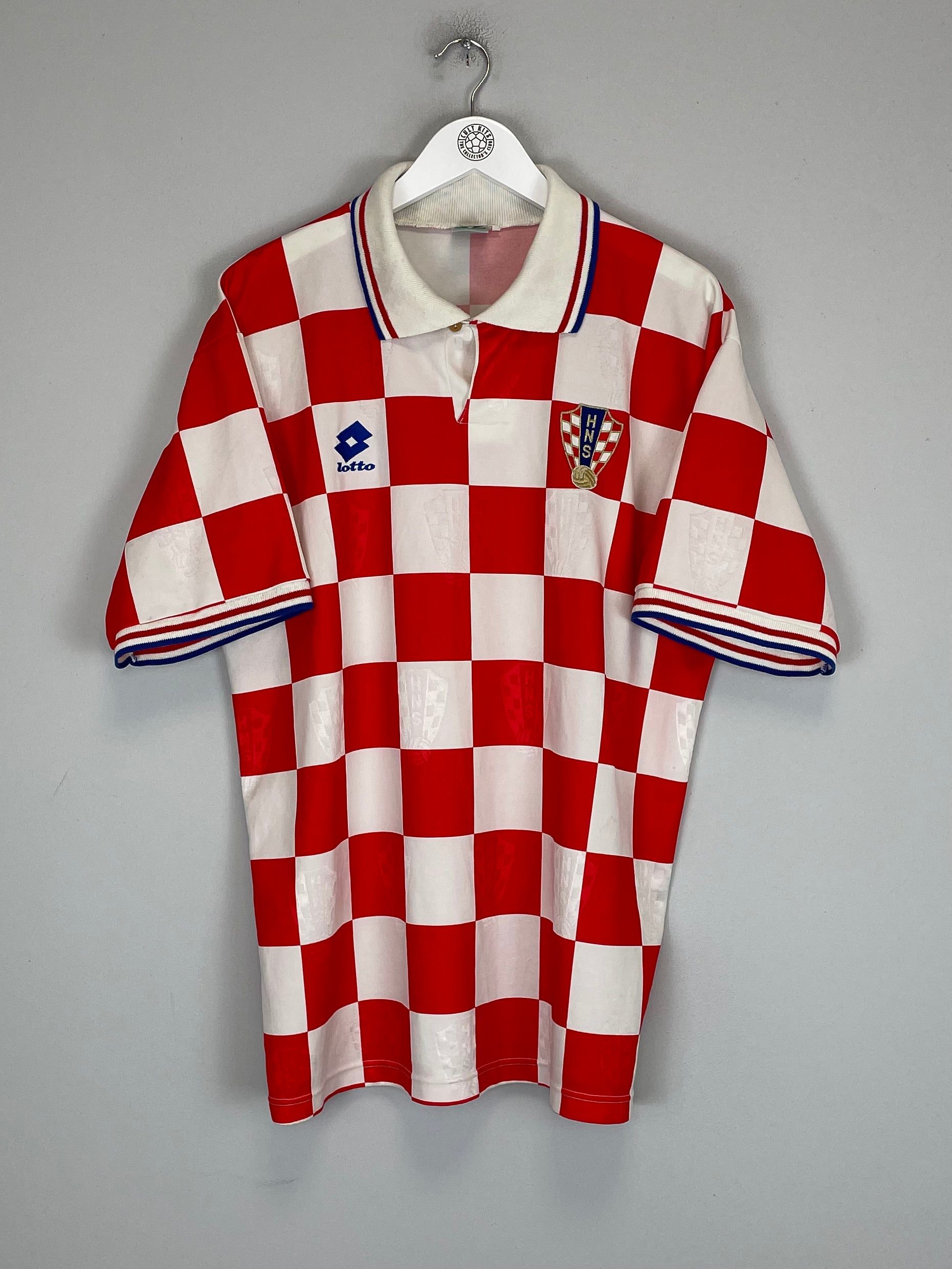 1996/98 CROATIA HOME SHIRT (XL) LOTTO – Cult Kits 1996/98 CROATIA HOME SHIRT (XL) LOTTO – Cult Kits