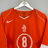 2004/06 NETHERLANDS DAVIDS #8 HOME SHIRT (XL) NIKE