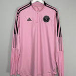 Shop 2020/21 INTER MIAMI 1/4 ZIP TOP (XL) ADIDAS, classic football shirts, vintage football shirts & retro soccer jerseys at Cult Kits