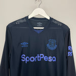 Shop 2019/20 EVERTON CALVERT LEWIN #9 L/S THIRD SHIRT (L) UMBRO, classic football shirts, vintage football shirts & retro soccer jerseys at Cult Kits