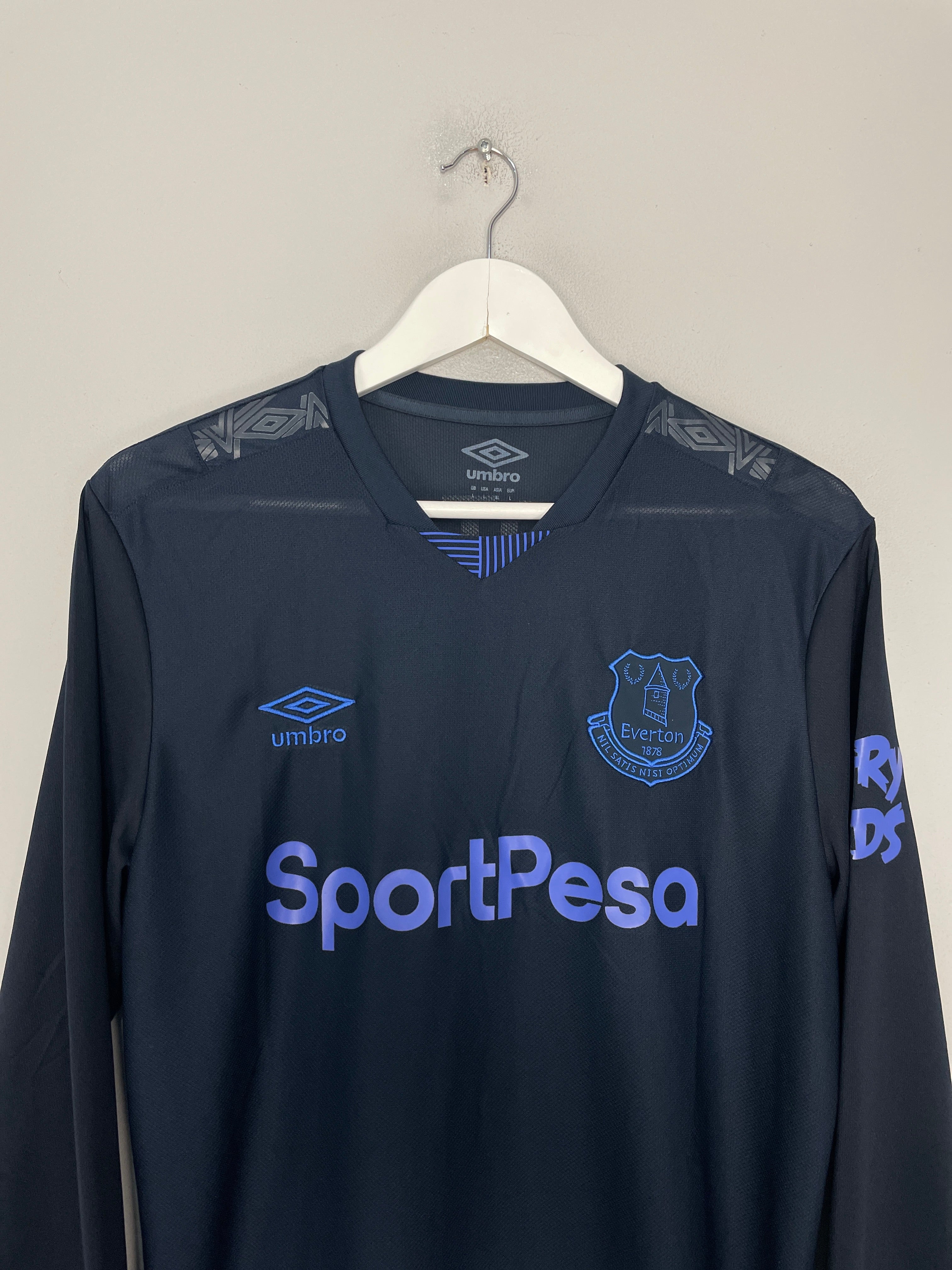 Shop 2019/20 EVERTON CALVERT LEWIN #9 L/S THIRD SHIRT (L) UMBRO, classic football shirts, vintage football shirts & retro soccer jerseys at Cult Kits