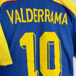 Shop 1998/01 COLOMBIA VALDERRAMA #10 AWAY SHIRT (XL) REEBOK, classic football shirts, vintage football shirts & retro soccer jerseys at Cult Kits