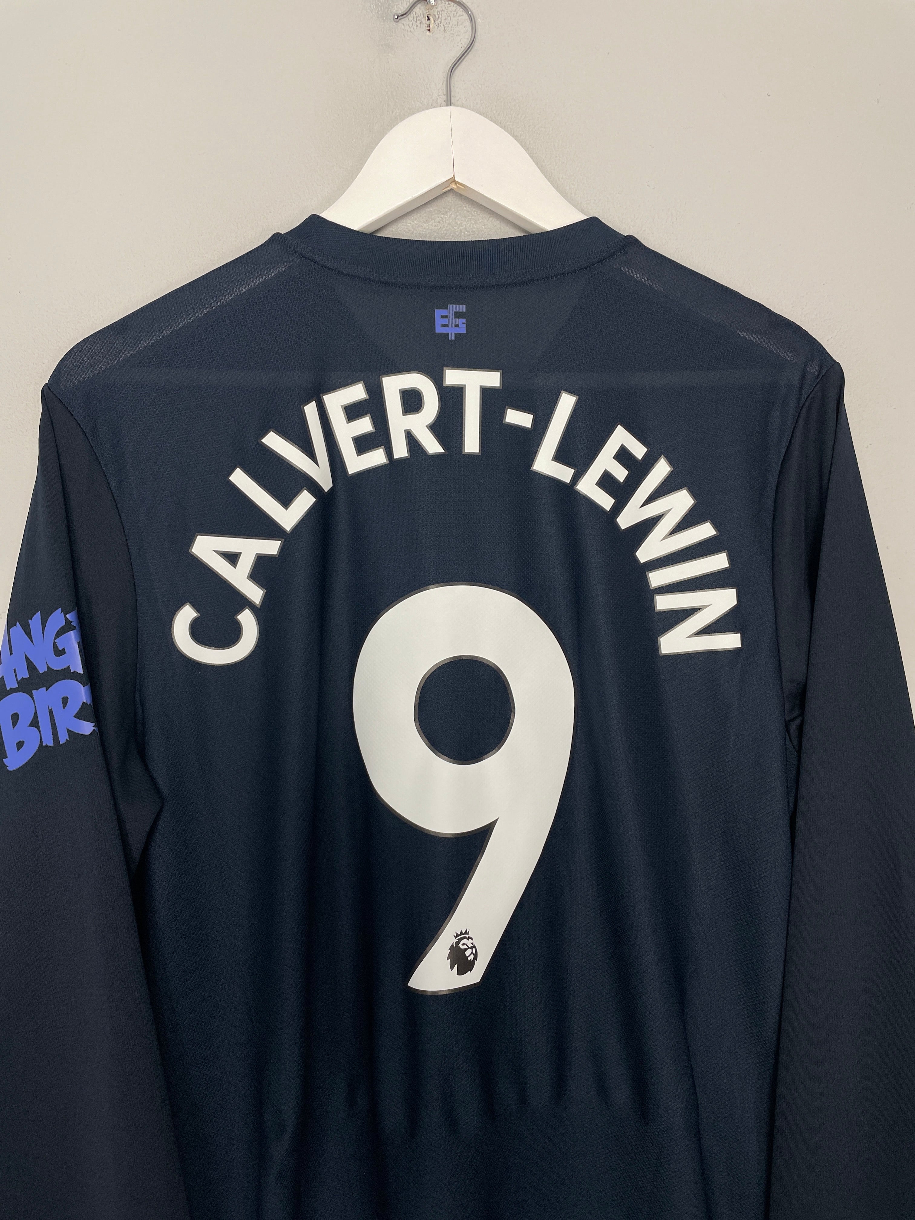 Shop 2019/20 EVERTON CALVERT LEWIN #9 L/S THIRD SHIRT (L) UMBRO, classic football shirts, vintage football shirts & retro soccer jerseys at Cult Kits