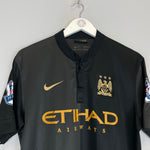 Shop 2013/14 MANCHESTER CITY KUN AGUERO #16 AWAY SHIRT (L) NIKE, classic football shirts, vintage football shirts & retro soccer jerseys at Cult Kits