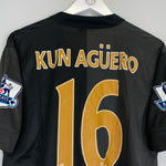 Shop 2013/14 MANCHESTER CITY KUN AGUERO #16 AWAY SHIRT (L) NIKE, classic football shirts, vintage football shirts & retro soccer jerseys at Cult Kits