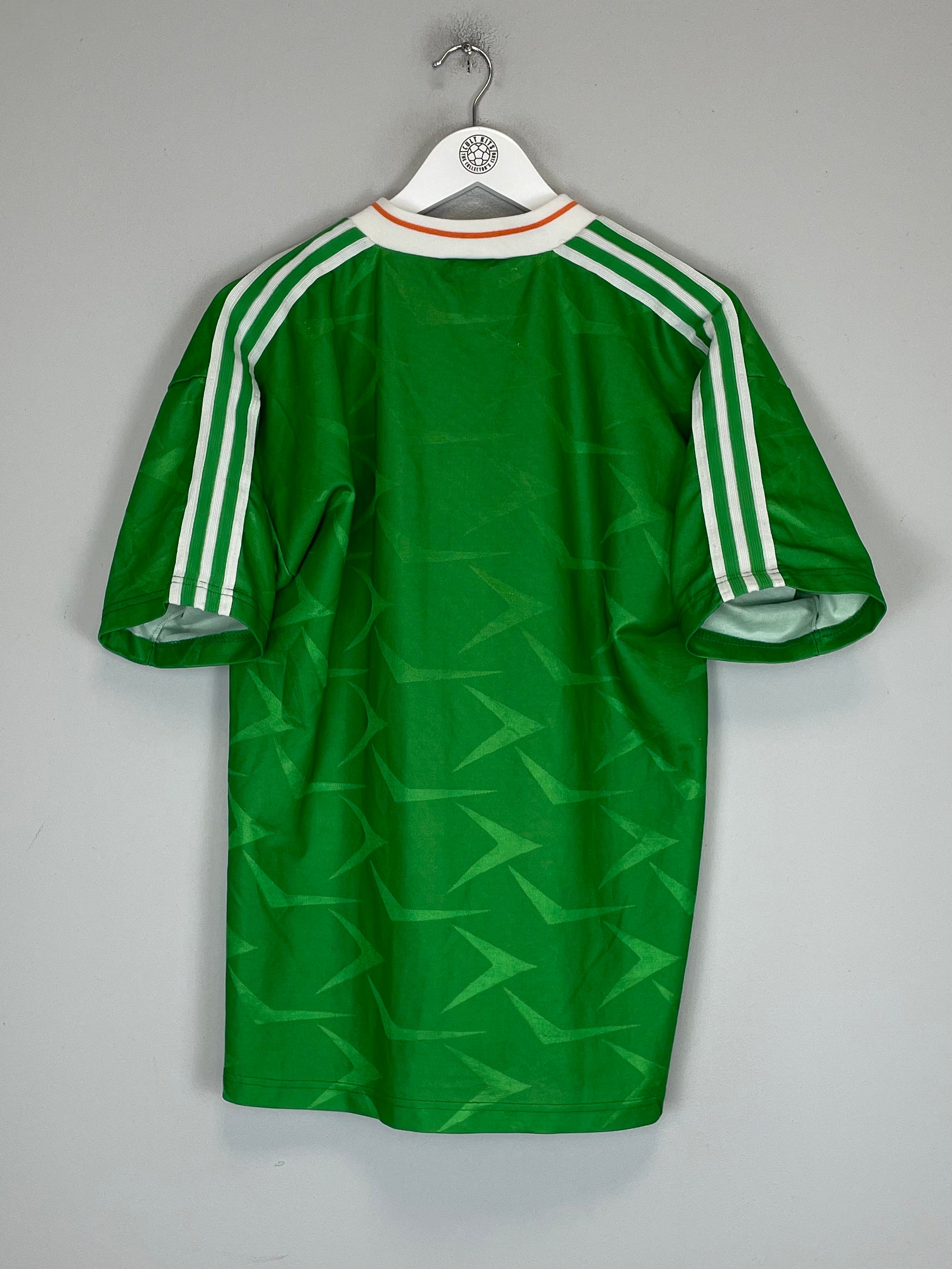 Shop 1990/92 IRELAND HOME SHIRT (M) ADIDAS, classic football shirts, vintage football shirts & retro soccer jerseys at Cult Kits