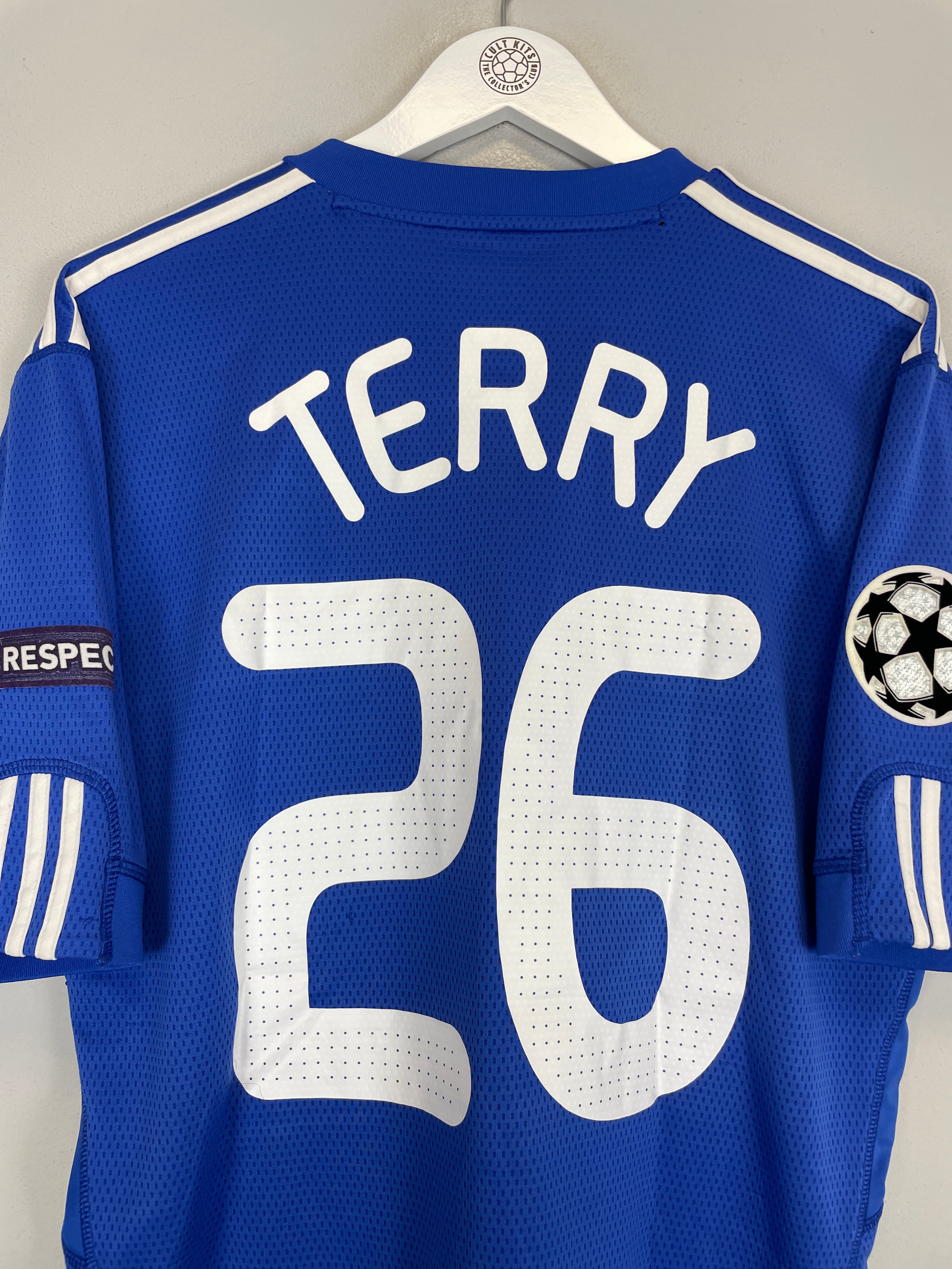 Shop 2009/10 CHELSEA TERRY #26 C/L HOME SHIRT (L) ADIDAS, classic football shirts, vintage football shirts & retro soccer jerseys at Cult Kits