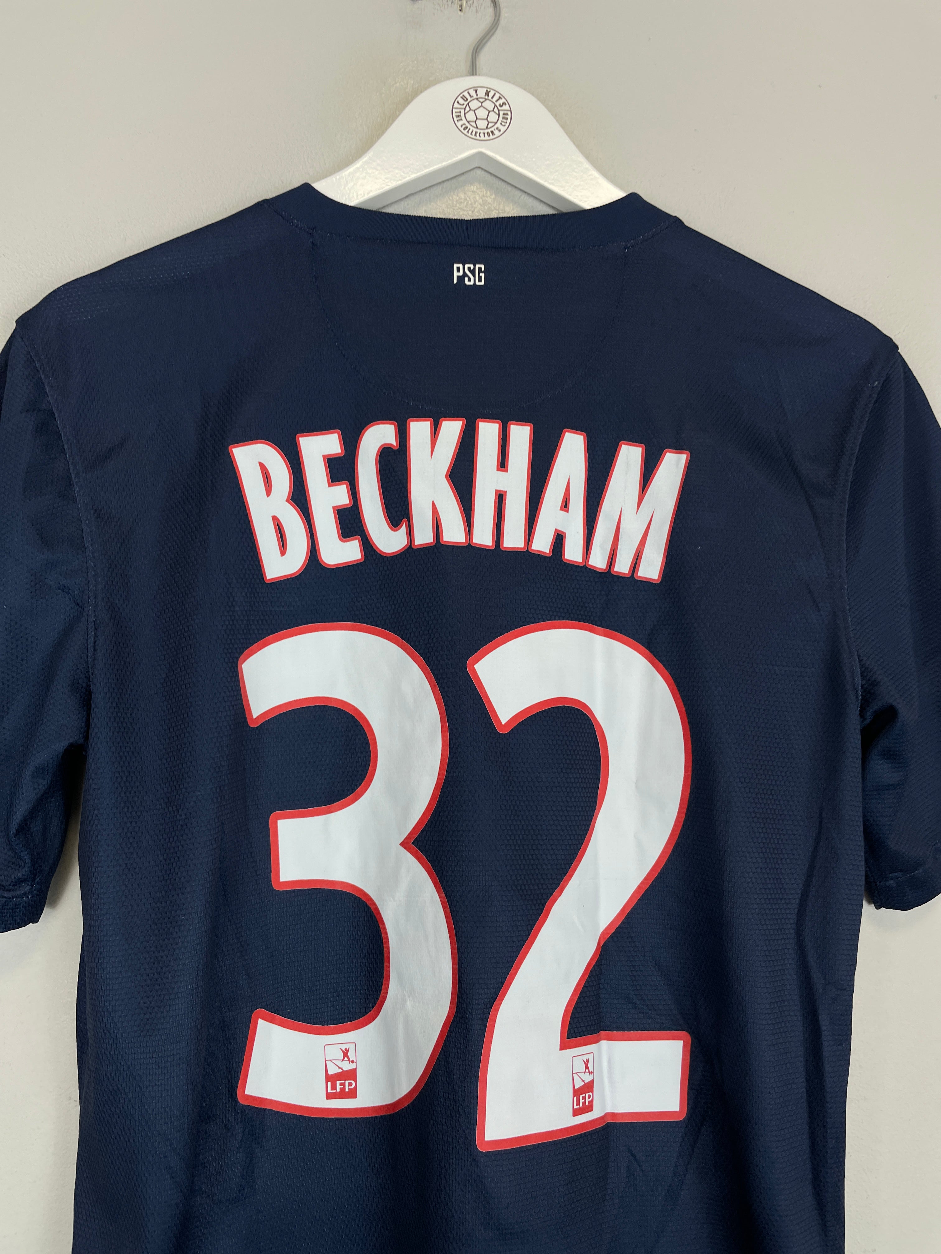 Shop 2012/13 PSG BECKHAM #32 HOME SHIRT (S) NIKE, classic football shirts, vintage football shirts & retro soccer jerseys at Cult Kits