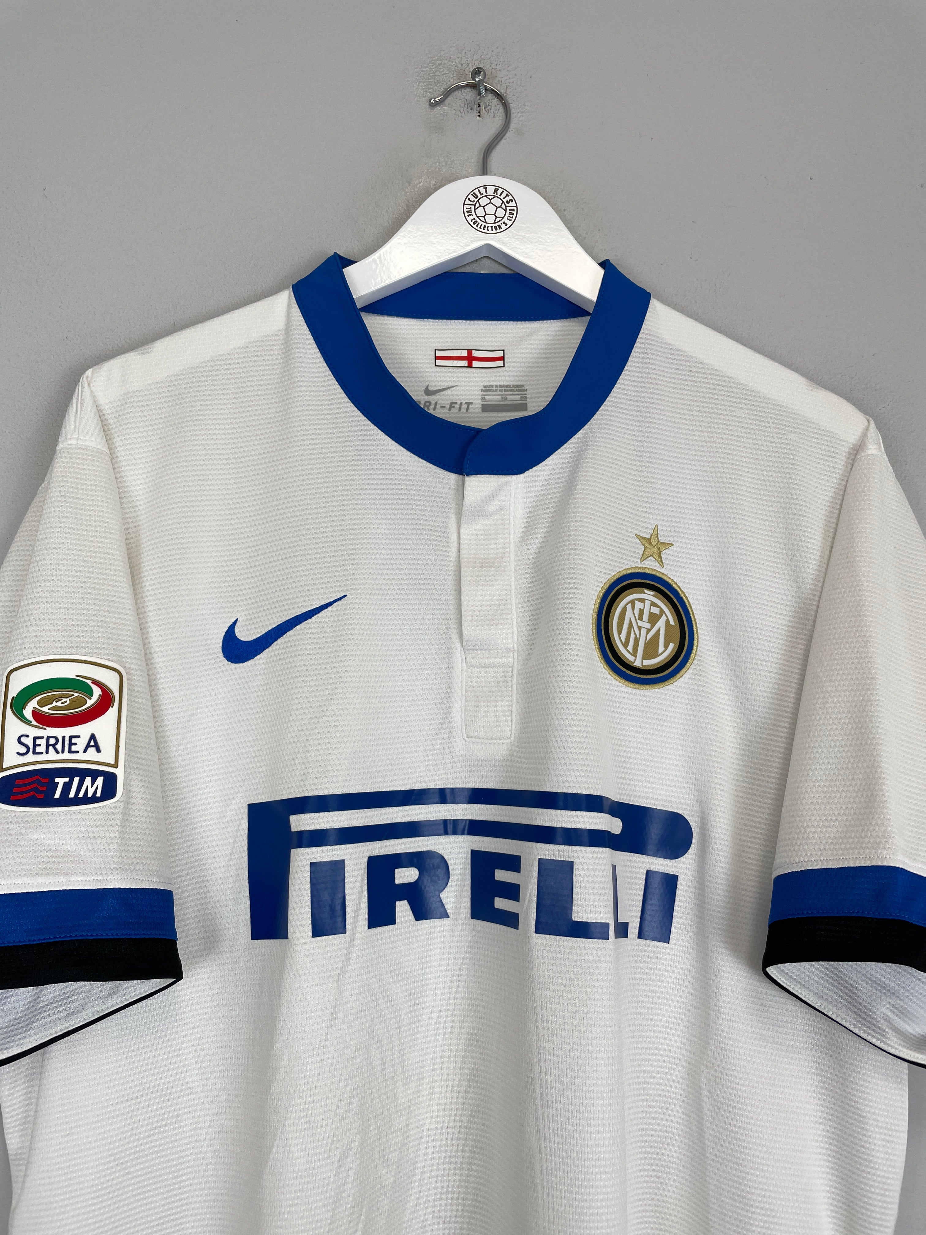 Shop 2013/14 INTER MILAN J.ZANETTI #4 AWAY SHIRT (XL) NIKE, classic football shirts, vintage football shirts & retro soccer jerseys at Cult Kits