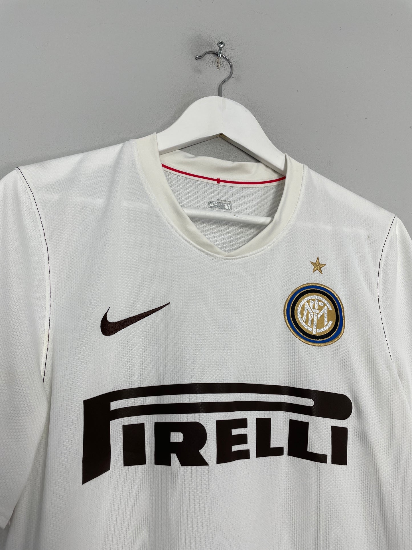 2008/09 INTER MILAN ZANETTI #4 AWAY SHIRT (M) NIKE