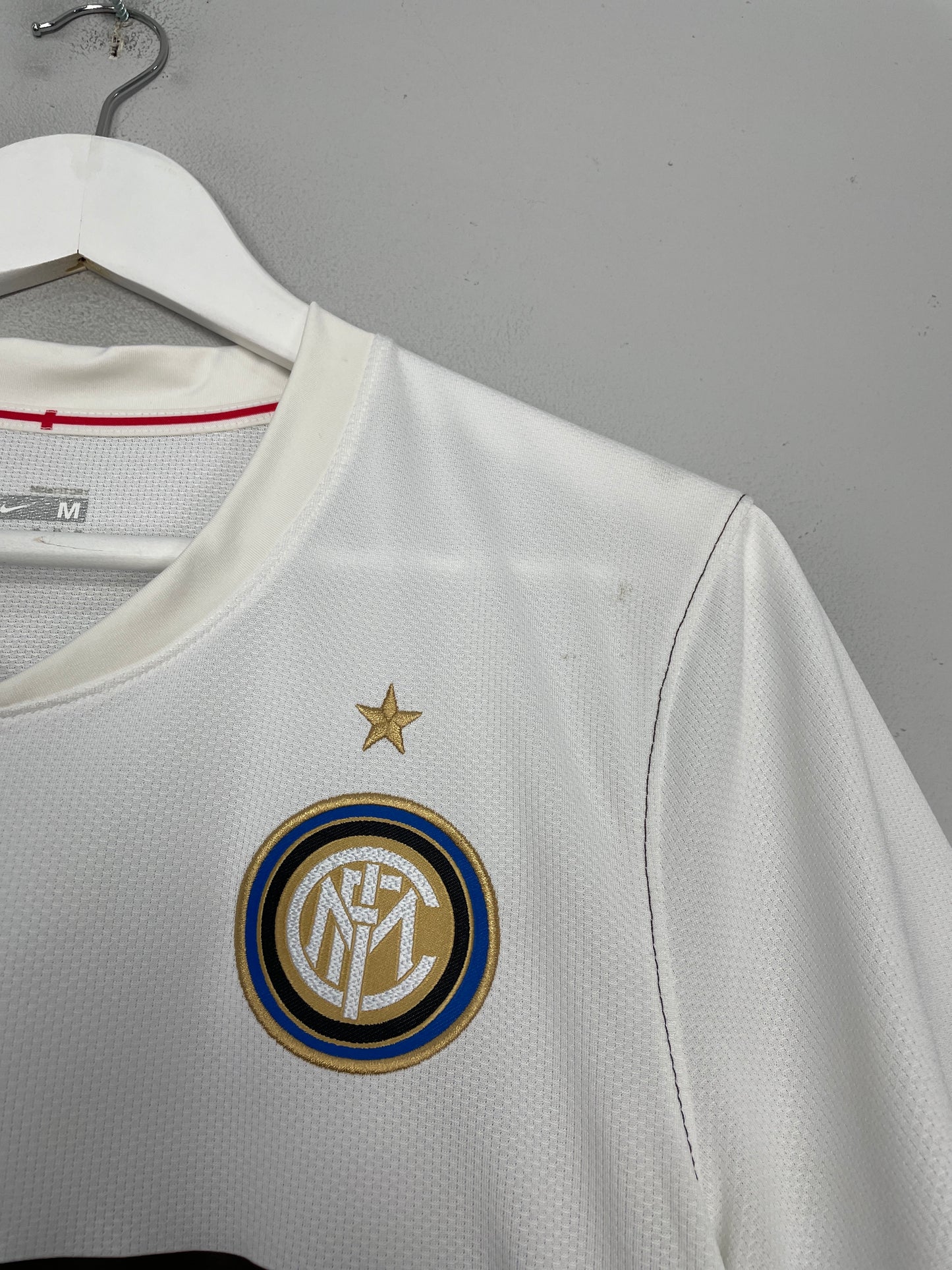 2008/09 INTER MILAN ZANETTI #4 AWAY SHIRT (M) NIKE