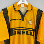 Shop 1996/97 INTER MILAN ZAMORANO #9 THIRD SHIRT (L) UMBRO, classic football shirts, vintage football shirts & retro soccer jerseys at Cult Kits