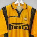 Shop 1996/97 INTER MILAN ZAMORANO #9 THIRD SHIRT (L) UMBRO, classic football shirts, vintage football shirts & retro soccer jerseys at Cult Kits