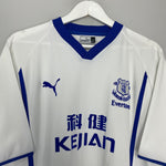 Shop 2002/03 EVERTON ROONEY #18 AWAY SHIRT (L) PUMA, classic football shirts, vintage football shirts & retro soccer jerseys at Cult Kits