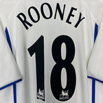 Shop 2002/03 EVERTON ROONEY #18 AWAY SHIRT (L) PUMA, classic football shirts, vintage football shirts & retro soccer jerseys at Cult Kits