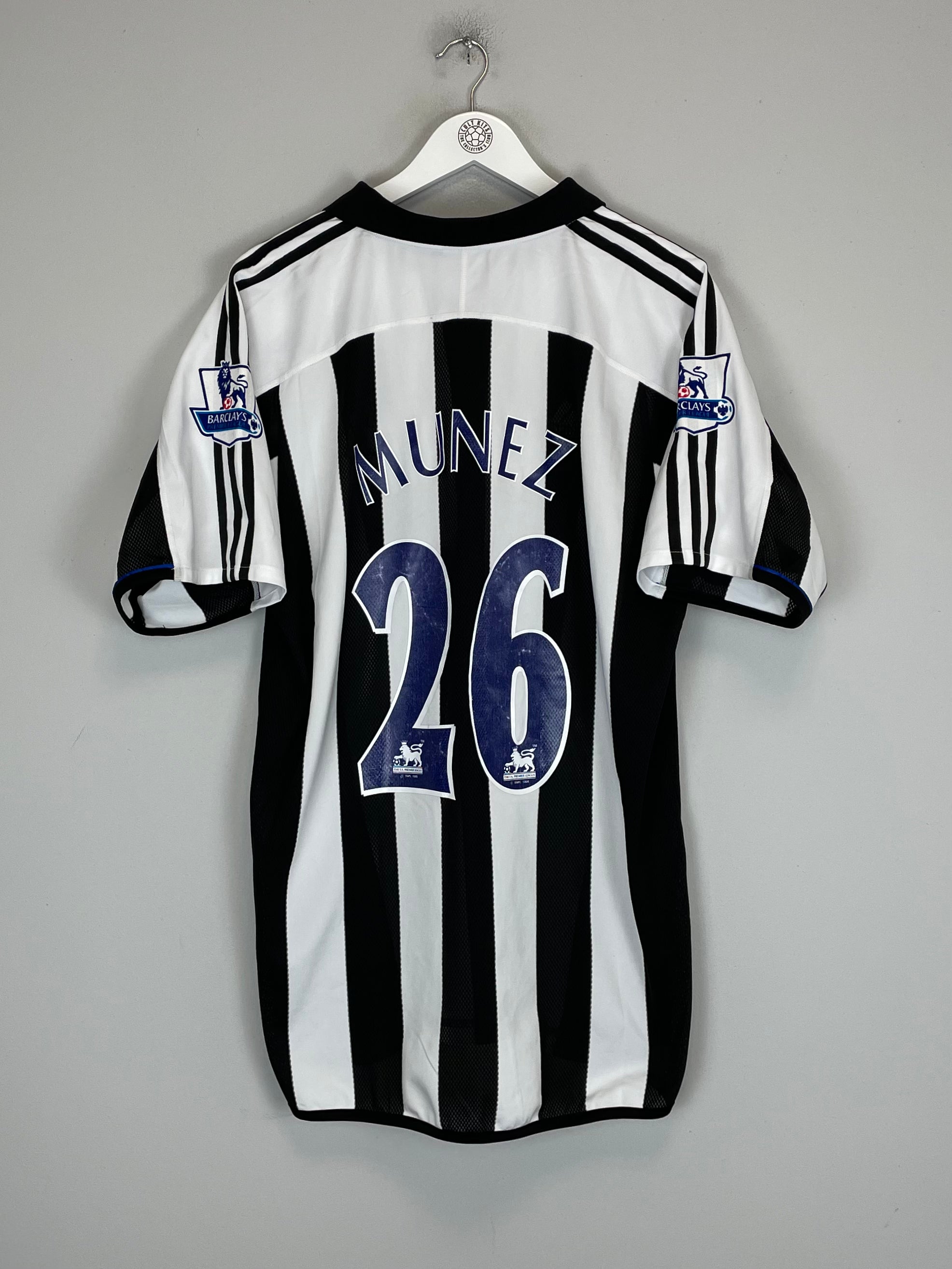2003/05 NEWCASTLE UNITED MUNEZ #26 HOME SHIRT (XXL) ADIDAS – Cult Kits 2003/05 NEWCASTLE UNITED MUNEZ #26 HOME SHIRT (XXL) ADIDAS – Cult Kits