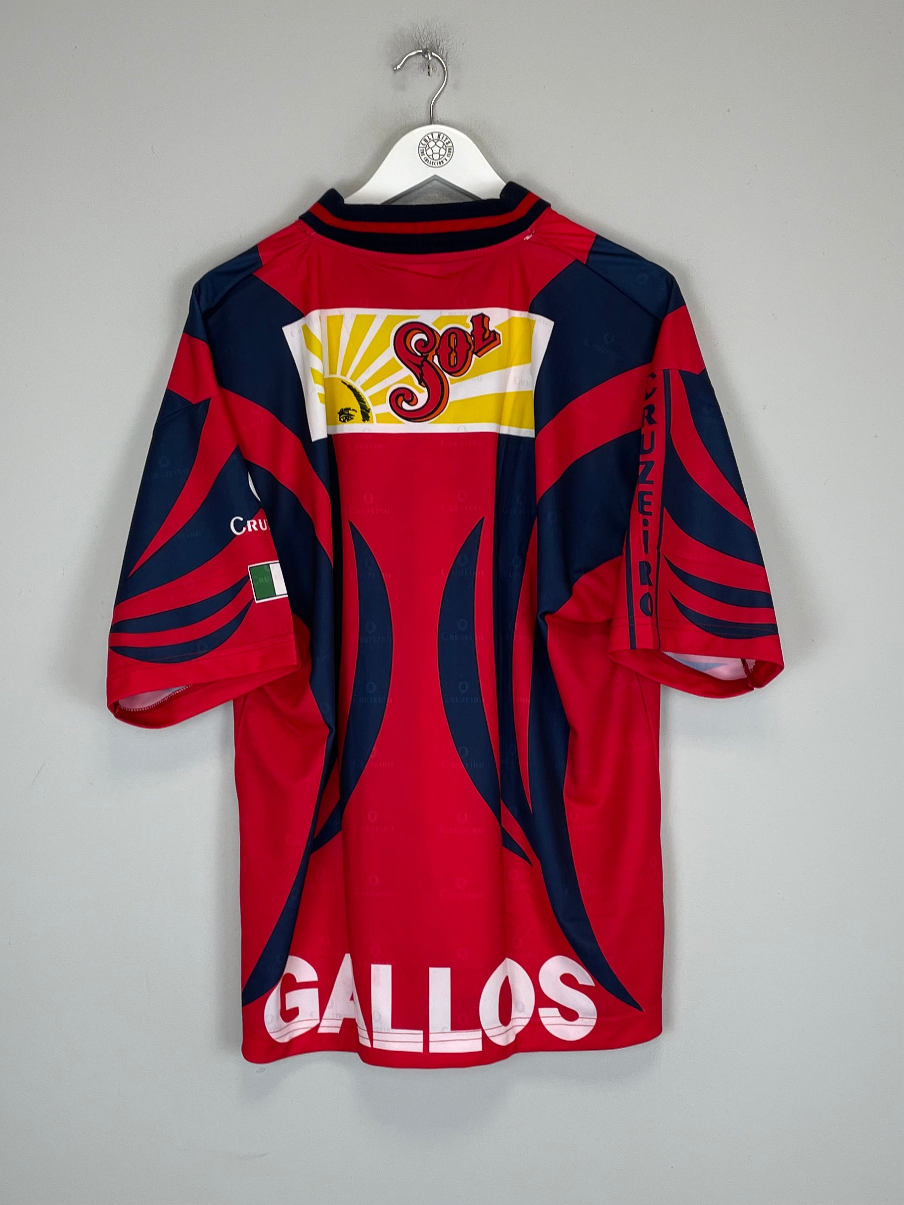 Shop 1997/98 GALLOS DE AGUASCALIENTES *BNWT* AWAY SHIRT (L) CRUZEIRO, classic football shirts, vintage football shirts & retro soccer jerseys at Cult Kits