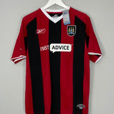 Shop 2003/04 Manchester City *BNWT* Away Shirt (XS) Reebok, classic football shirts, vintage football shirts & retro soccer jerseys at Cult Kits