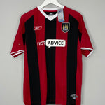Shop 2003/04 Manchester City *BNWT* Away Shirt (S) Reebok, classic football shirts, vintage football shirts & retro soccer jerseys at Cult Kits