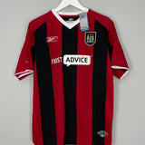Shop 2003/04 Manchester City *BNWT* Away Shirt (S) Reebok, classic football shirts, vintage football shirts & retro soccer jerseys at Cult Kits