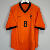 Shop 2000/02 NETHERLANDS DAVIDS #8 HOME SHIRT (L) NIKE, classic football shirts, vintage football shirts & retro soccer jerseys at Cult Kits