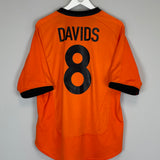 Shop 2000/02 NETHERLANDS DAVIDS #8 HOME SHIRT (L) NIKE, classic football shirts, vintage football shirts & retro soccer jerseys at Cult Kits