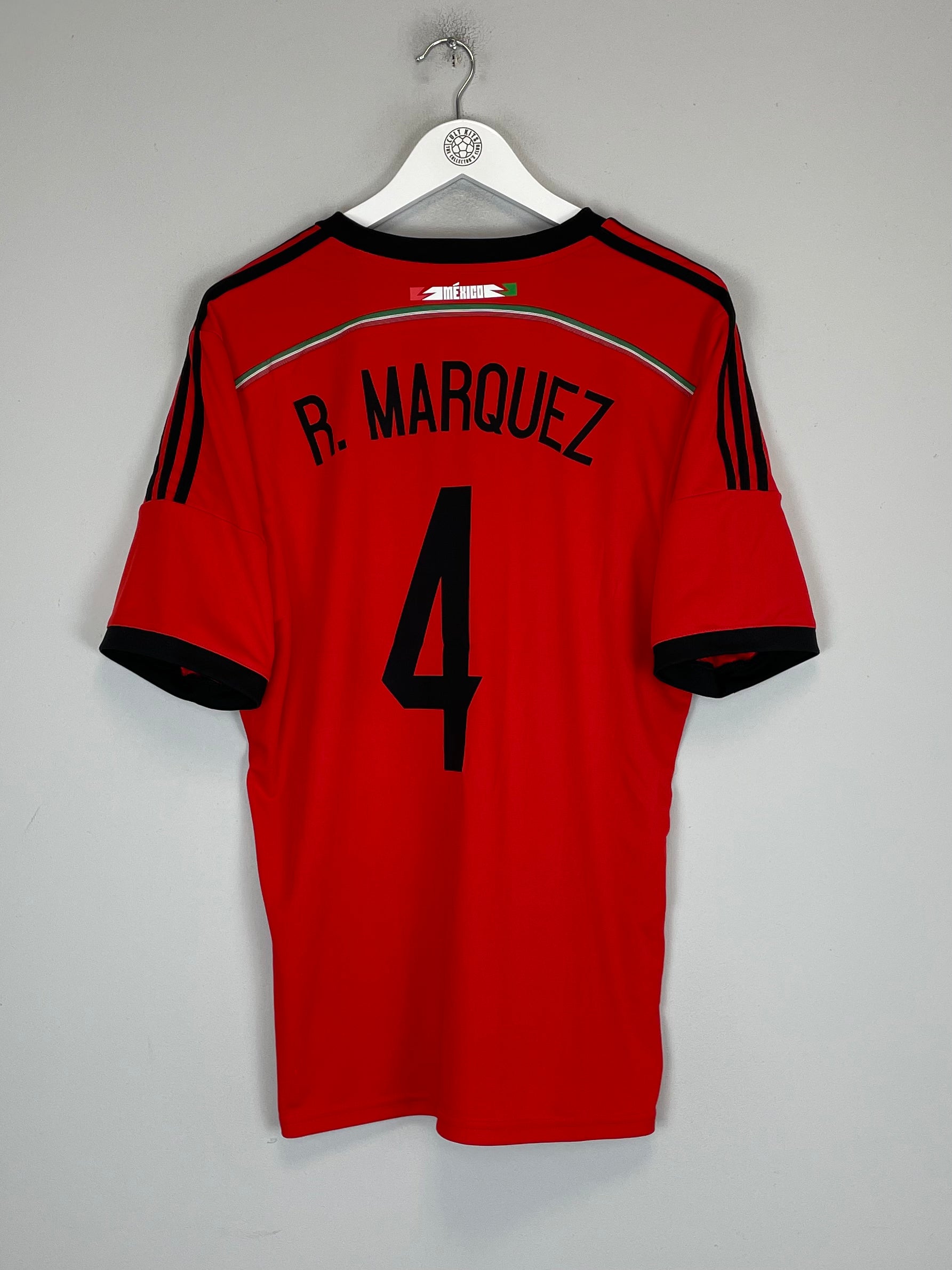 Shop 2014/15 MEXICO R.MARQUEZ #4 AWAY SHIRT (M) ADIDAS, classic football shirts, vintage football shirts & retro soccer jerseys at Cult Kits