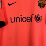 2009/10 BARCELONA MESSI #10 AWAY SHIRT (XL) NIKE