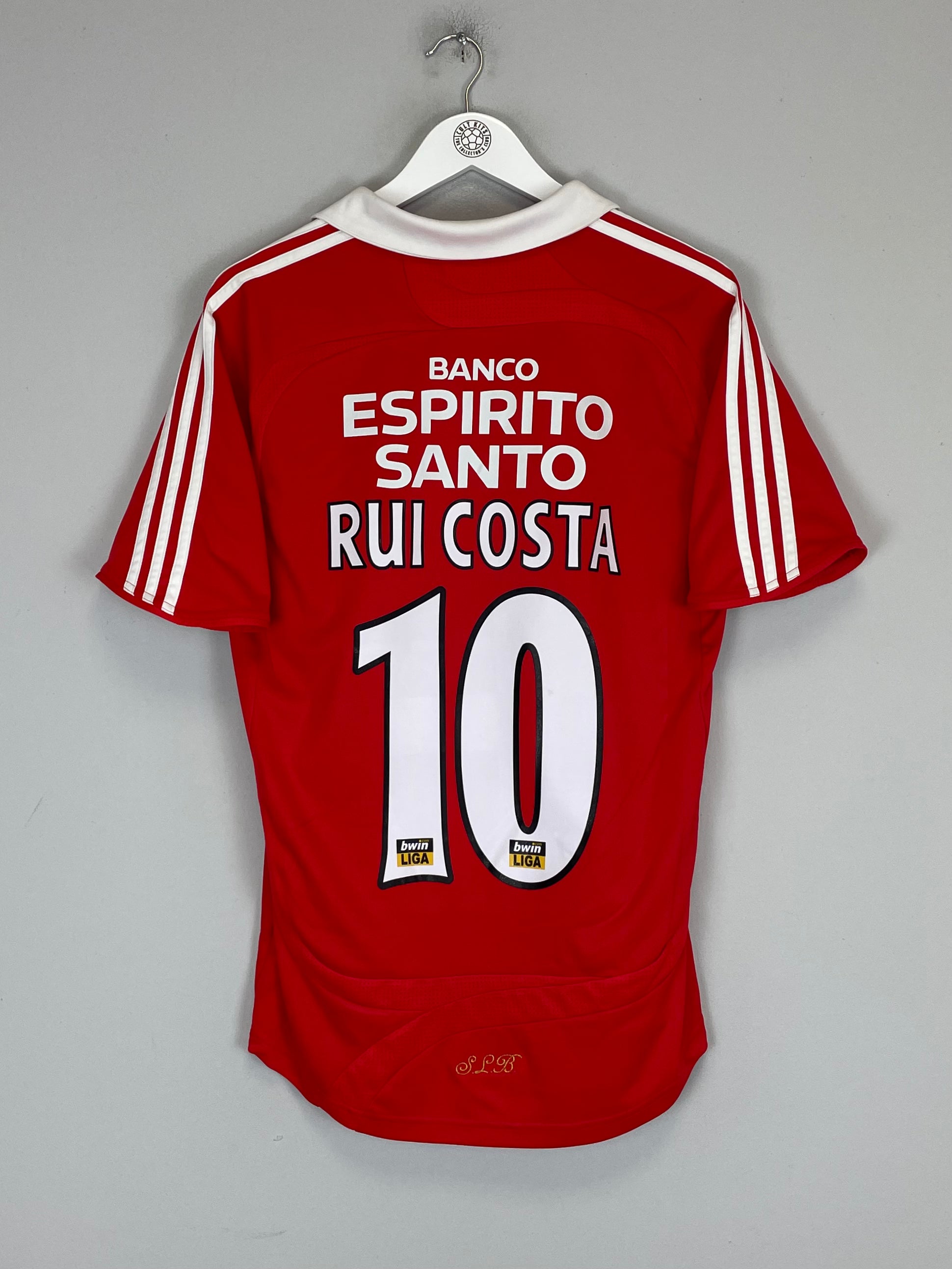 Shop 2007/08 BENFICA RUI COSTA #10 HOME SHIRT (M) ADIDAS, classic football shirts, vintage football shirts & retro soccer jerseys at Cult Kits