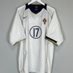 Shop 2004/06 PORTUGAL C.RONALDO #17 AWAY SHIRT (XXL) NIKE, classic football shirts, vintage football shirts & retro soccer jerseys at Cult Kits