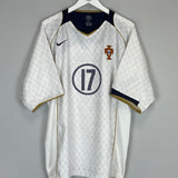 Shop 2004/06 PORTUGAL C.RONALDO #17 AWAY SHIRT (XXL) NIKE, classic football shirts, vintage football shirts & retro soccer jerseys at Cult Kits