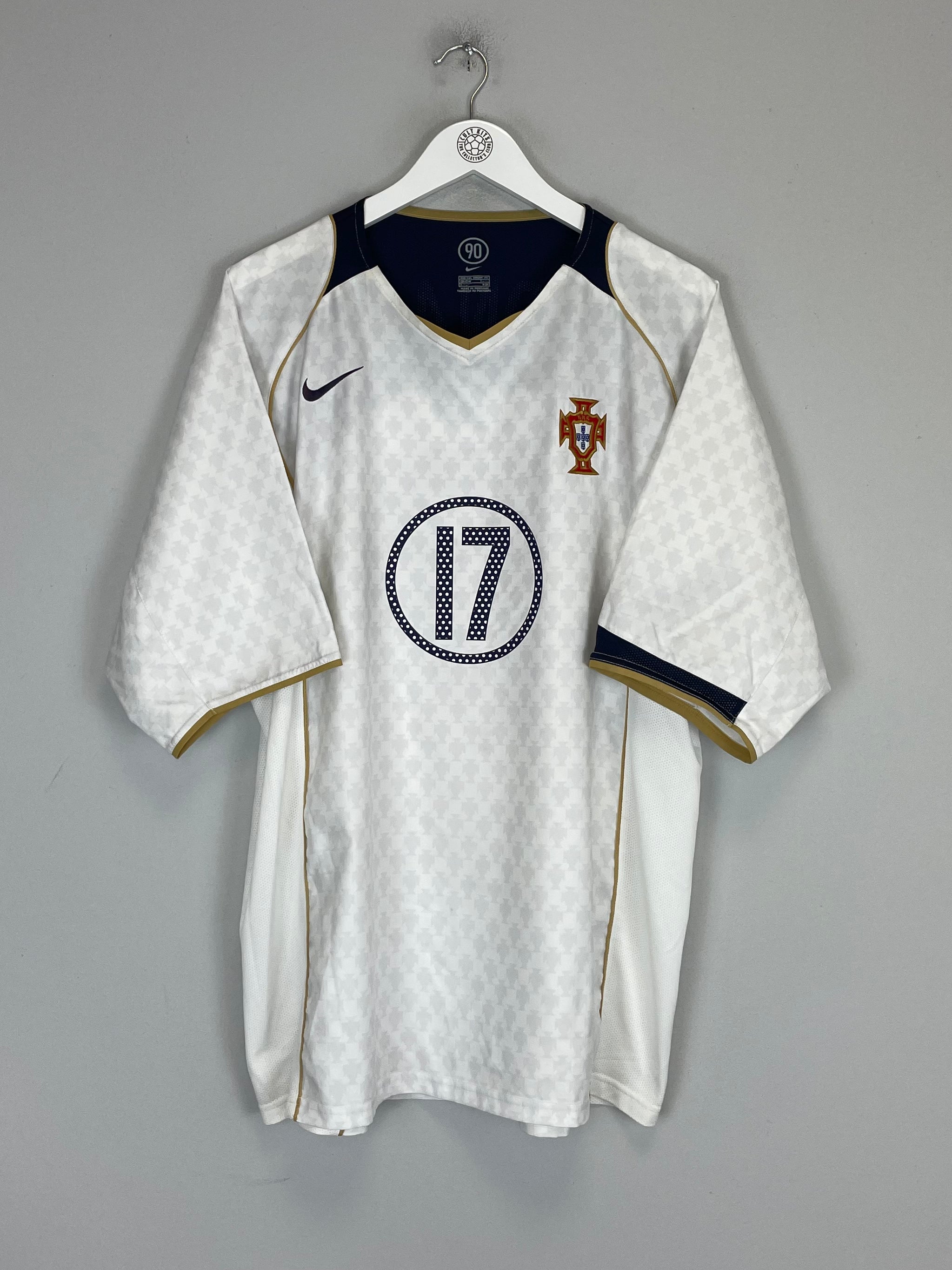 Shop 2004/06 PORTUGAL C.RONALDO #17 AWAY SHIRT (XXL) NIKE, classic football shirts, vintage football shirts & retro soccer jerseys at Cult Kits