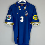 Shop 1996 ITALY MALDINI #3 HOME SHIRT (L) NIKE, classic football shirts, vintage football shirts & retro soccer jerseys at Cult Kits