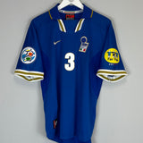 Shop 1996 ITALY MALDINI #3 HOME SHIRT (L) NIKE, classic football shirts, vintage football shirts & retro soccer jerseys at Cult Kits