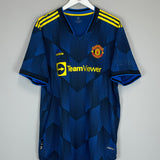 2021/22 MANCHESTER UNITED B.FERNANDES #18 *AUTHENTIC* THIRD SHIRT (XXL) ADIDAS