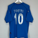 2002 ITALY TOTTI #10 HOME SHIRT (XL) KAPPA
